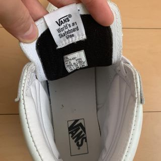 VANS - VANS ハイカットレザースニーカーの通販 by y's shop