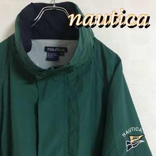 ノーティカ(NAUTICA)の90s ノーティカ nautica 刺繍ロゴ セーリングジャケット ゆるダボ(ナイロンジャケット)
