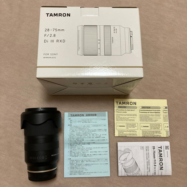 新製品情報も満載 - TAMRON TAMRON a036 RXD Ⅲ Di f2.8 28-75mm