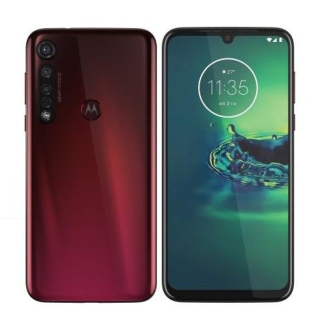 Moto G8 Plus 本体 ポイズンベリー 赤 モトローラ