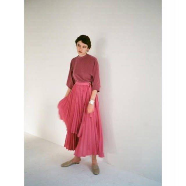 【専用です】CLANE クラネ　3WAY PLEATS SKIRT ピンクピンクサイズ