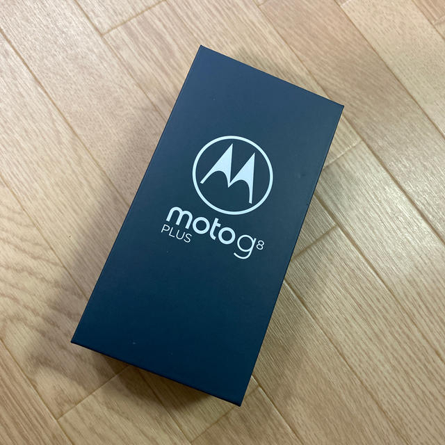 4GBROMMotorola  simフリー moto g8 plus コズミックブルー