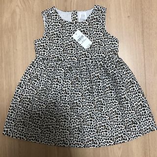 ベビーギャップ(babyGAP)のbabyGAP レオパード　コーデュロイ　ワンピース(ワンピース)