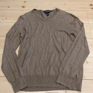 ギャップ(GAP)のメンズ　セーター（長袖、薄手）　茶色　カーキー　M(ニット/セーター)