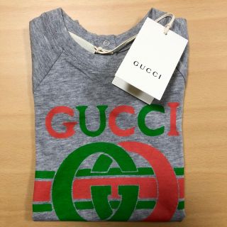 グッチ(Gucci)のGUCCI インターロッキングGプリントコットンワンピース　ロンパース　グッチ(ロンパース)