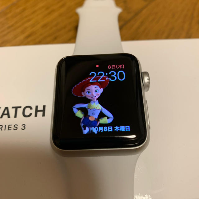 Apple Watch series3 38mm 白バンド