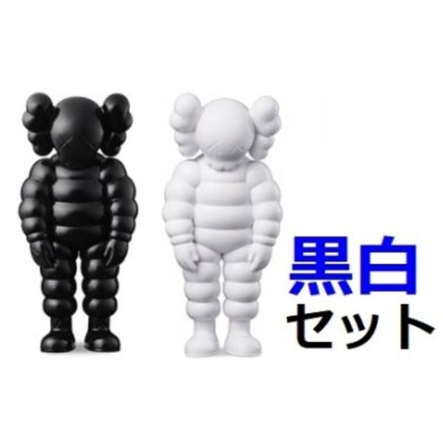 MEDICOM TOY(メディコムトイ)の即発送 KAWS WHAT PARTY WHITE BLACK 黒 白 エンタメ/ホビーのフィギュア(その他)の商品写真