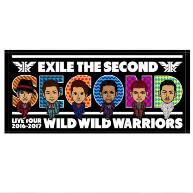 EXILE THE SECOND(エグザイルザセカンド)の即購入OK❤︎フェイスタオル WILD WILD WARRIORS WWW エンタメ/ホビーのタレントグッズ(ミュージシャン)の商品写真