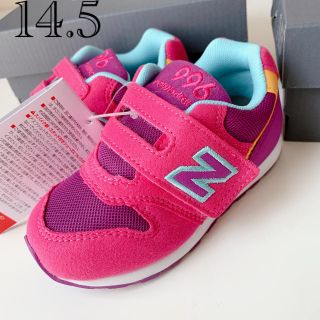 ニューバランス(New Balance)の14.5 新品 ニューバランス スニーカー 996 マゼンダ パープル キッズ(スニーカー)