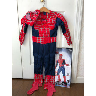 マーベル(MARVEL)のこむこむ様専用　スパイダーマン　ハロウィン　衣装　3T4T コスプレ100(衣装)