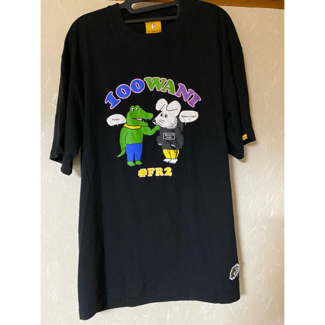 FR2 100日後に死ぬワニ  コラボTシャツ メンズのトップス(Tシャツ/カットソー(半袖/袖なし))の商品写真