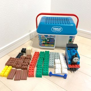 カワダ(Kawada)のトーマス　おもちゃ　ブロック　ダイヤブロック　トーマスバスケット(知育玩具)