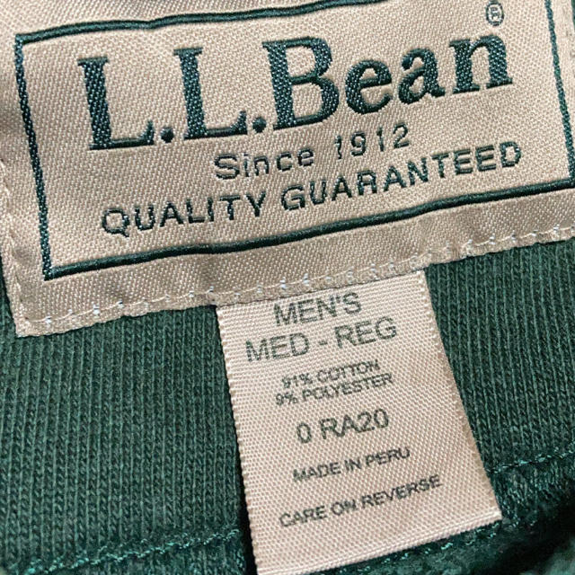 L.L.Bean(エルエルビーン)の限定値下げ 古着 90s エルエルビーン 刺繍 スウェット グリーン メンズのトップス(スウェット)の商品写真