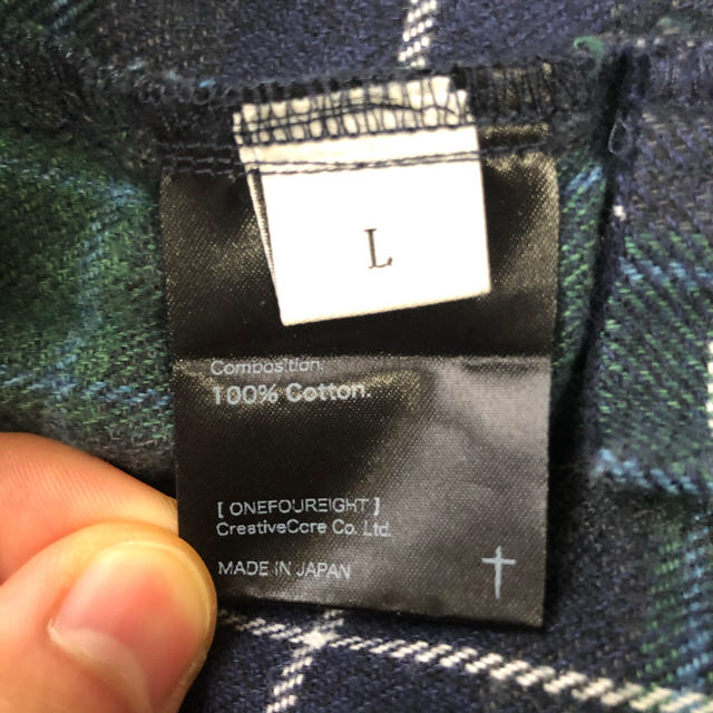 【L】ONEFOUREIGHT Flannel Check Shirt メンズのトップス(シャツ)の商品写真