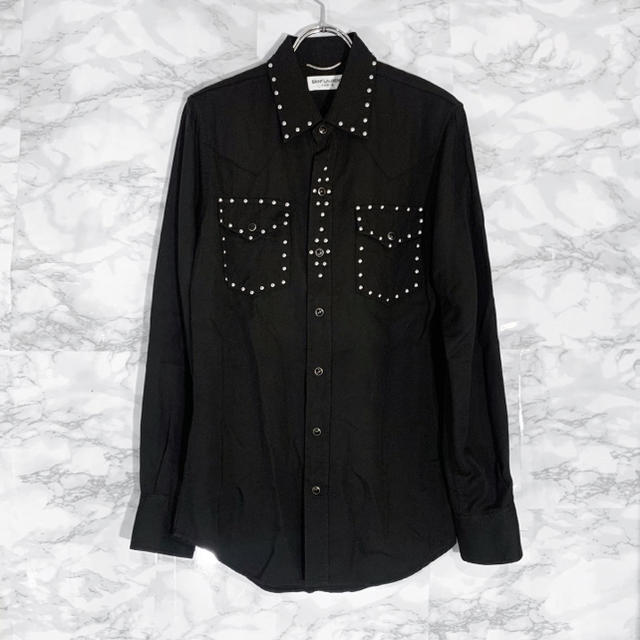 SAINT LAURENT 15ss スタッズシャツ