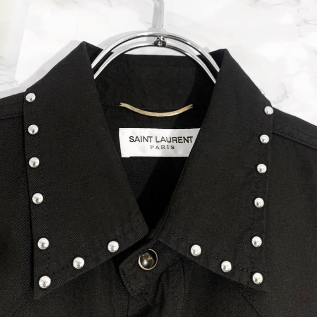 SAINT LAURENT 15ss スタッズシャツ 2