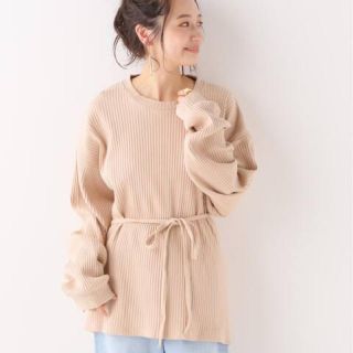 イエナ(IENA)のベースレンジ  SHAW LONG SLEEVE-RIB FLEECE(カットソー(長袖/七分))