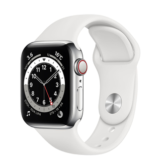 アップルウォッチ(Apple Watch)の【40mm】Apple Watch Series5 Silver (腕時計(デジタル))