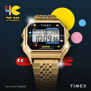 タイメックス(TIMEX)の新品 TIMEX タイメックス パックマン PACMAN ゴールド 送料無料！(腕時計(デジタル))
