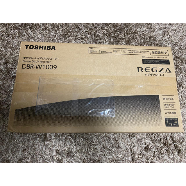 東芝 - TOSHIBA REGZA BDレコーダー 1TB DBR-W1009の通販 by のむ's