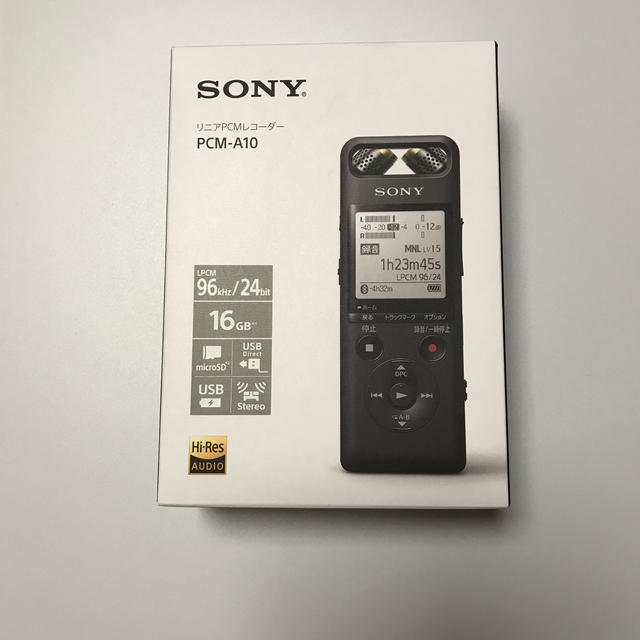 SONY PCM-A10C ハイレゾ対応リニアPCMレコーダー　16GB