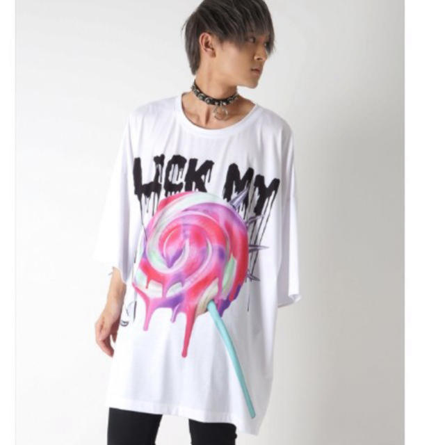 MILKBOY(ミルクボーイ)のTRAVAS TOKYO Dirty lollipop super big t メンズのトップス(Tシャツ/カットソー(半袖/袖なし))の商品写真