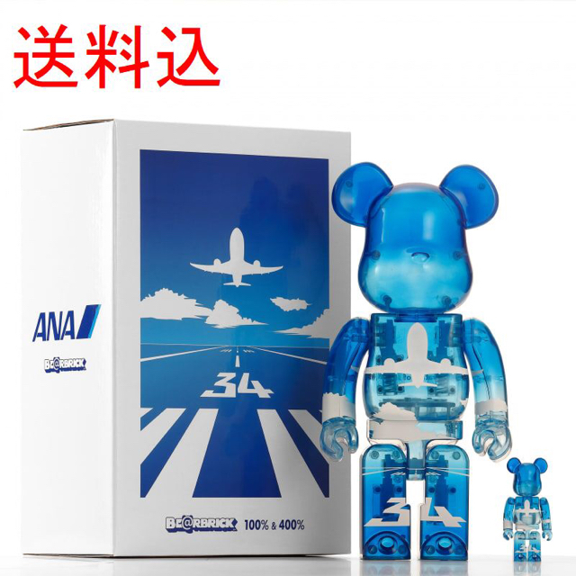 送料込 BE@RBRICK for ANA ANAブルースカイ メディコムトイ