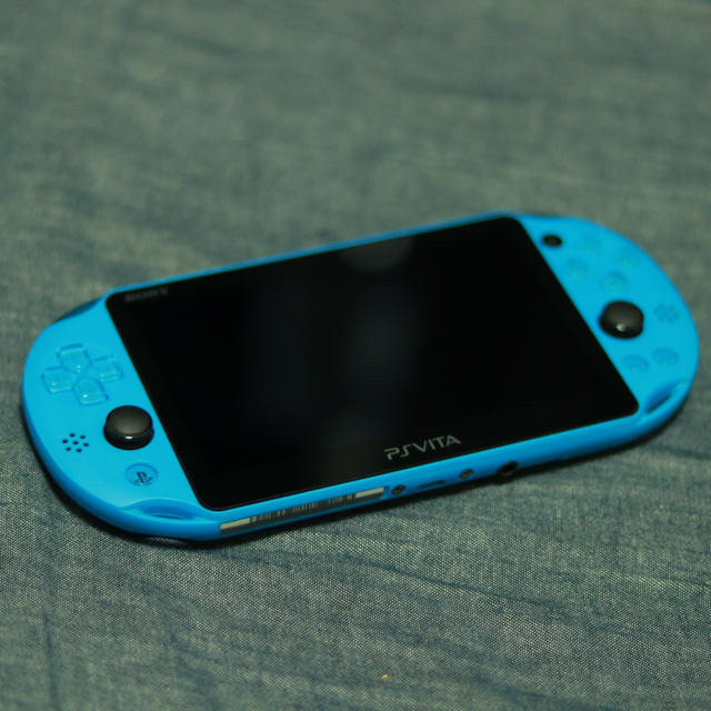 【良品】PlayStation Vita アクアブルー Wi-Fiモデル