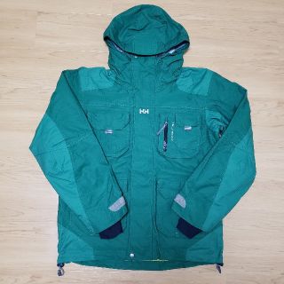 ヘリーハンセン(HELLY HANSEN)のマウンテンパーカ ナイロンジャケット スノボ ヘリーハンセン Sサイズ グリーン(マウンテンパーカー)