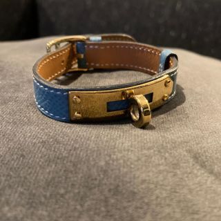 エルメス(Hermes)の【エルメス】ケリーウォッチ　ベルトのみ　ブルー(腕時計)