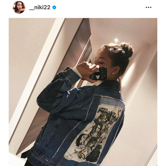 ZARA - ザラ デニムジャケット バックプリントの通販 by g6 ZARA - ザラ デニムジャケット バックプリントの通販 by g6