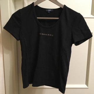 バーバリー(BURBERRY)のレディース　バーバリー　Tシャツ(黒)(Tシャツ(半袖/袖なし))