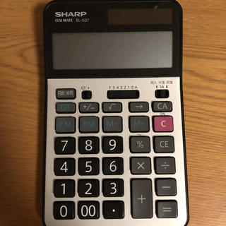 SHARP EL-G37 12桁電卓(オフィス用品一般)