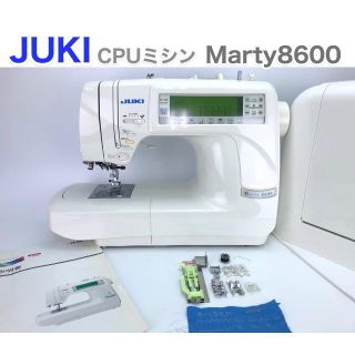 JUKI CPUミシン厚地縫いMarty 8600 ＊ミシン 本体の通販 by