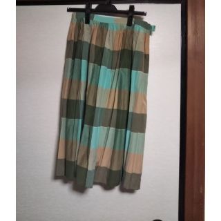 ドットアンドストライプスチャイルドウーマン(Dot&Stripes CHILDWOMAN)の（新品）Dot&Stripes チェックスカート(ひざ丈スカート)