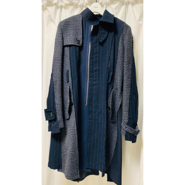 sacai(サカイ)のsacai メンズドッキングコート メンズのジャケット/アウター(ステンカラーコート)の商品写真
