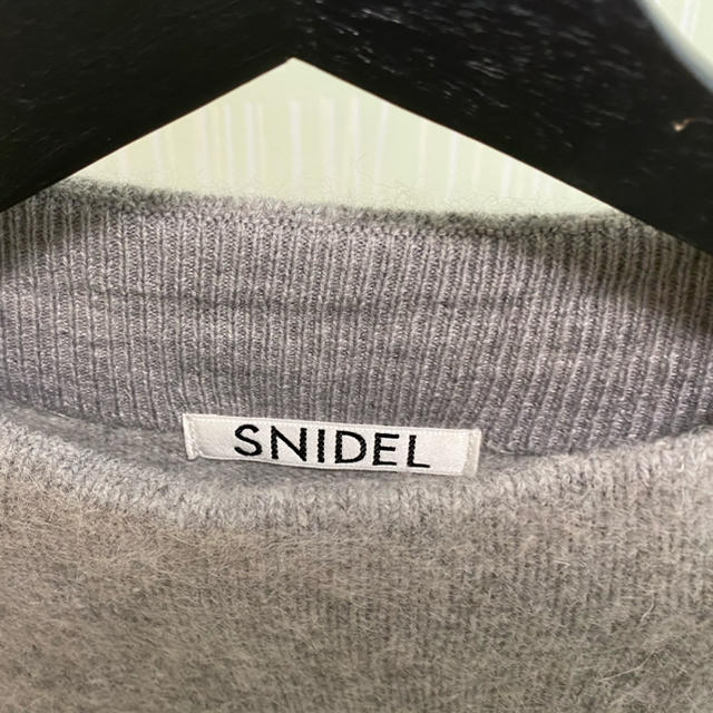 SNIDEL(スナイデル)のmire様専用snidel/2018AW*OP/ニットワンピース レディースのワンピース(ミニワンピース)の商品写真