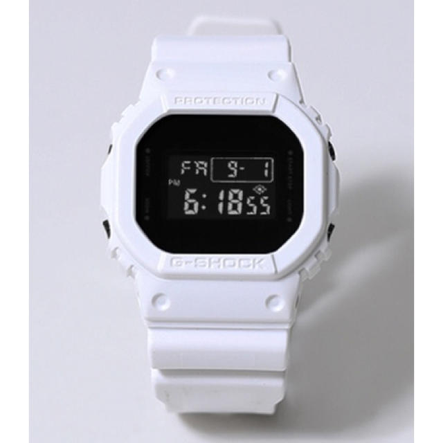 G-SHOCK(ジーショック)のG-SHOCK×STUDIOUS 限定 DW-5600E-1 WHITE レディースのファッション小物(腕時計)の商品写真