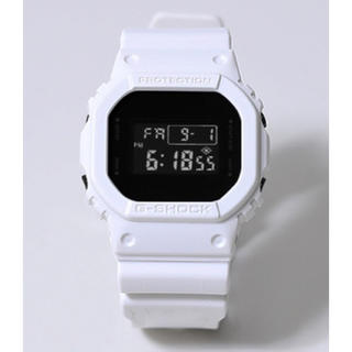 ジーショック(G-SHOCK)のG-SHOCK×STUDIOUS 限定 DW-5600E-1 WHITE(腕時計)