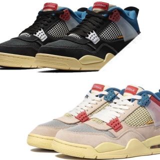 ナイキ(NIKE)のUNION × NIKE AIR JORDAN 4 GUAVA OFF NOIR(スニーカー)