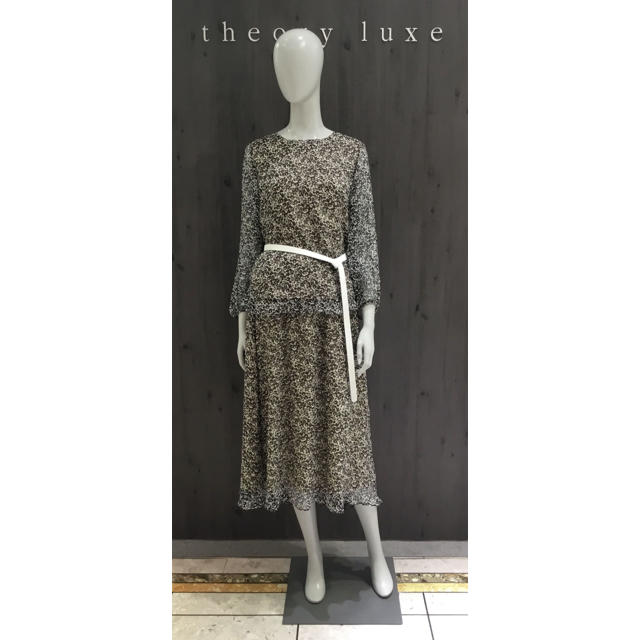Theory luxe 20ss 花柄プリントブラウス