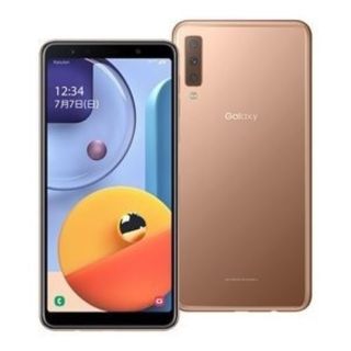 ギャラクシー(Galaxy)の送料無料！新品未開封　galaxy a7 64GB SIMフリー版　ゴールド(スマートフォン本体)