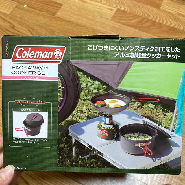 Coleman(コールマン)のColeman パックアウェイ　クッカーセット インテリア/住まい/日用品のキッチン/食器(鍋/フライパン)の商品写真