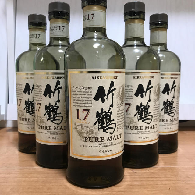 空瓶 竹鶴 17年 ５本セット