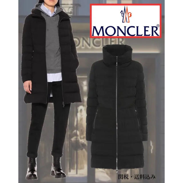 MONCLER - モンクレール　ダウンコート　ブラック　新品　パリ購入