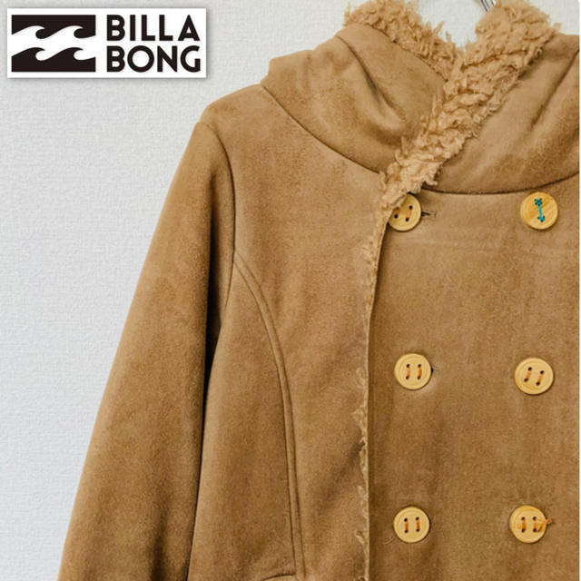 billabong(ビラボン)のBILLA BONG/ムートンロングコート レディースのジャケット/アウター(ロングコート)の商品写真