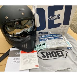 本日限定出品SHOEI EXZERO マッドL クリア&スモークミラーシールド