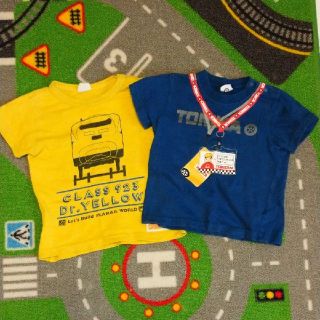 タカラトミー(Takara Tomy)の【専用】トミカ&プラレールTシャツ 2枚セット(Tシャツ/カットソー)