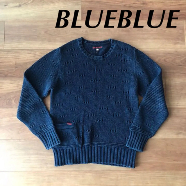 BLUE BLUE クルーネック ニット | フリマアプリ ラクマ