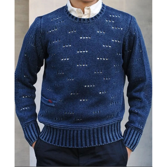 BLUE BLUE クルーネック ニット